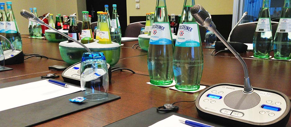 Blocktafel Bestuhlung