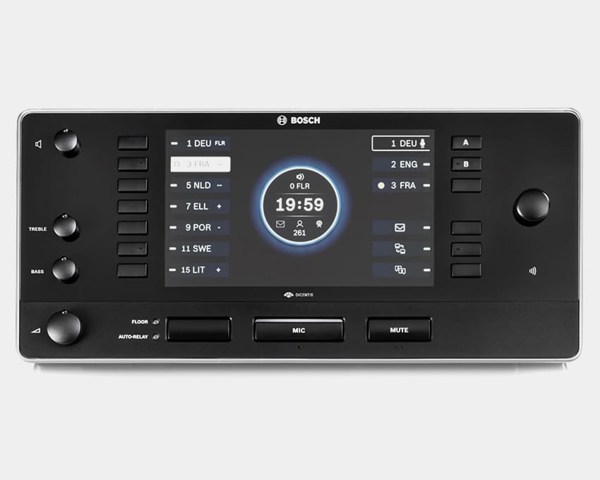 Digitales Dolmetschpult Bosch Dicentis Details
